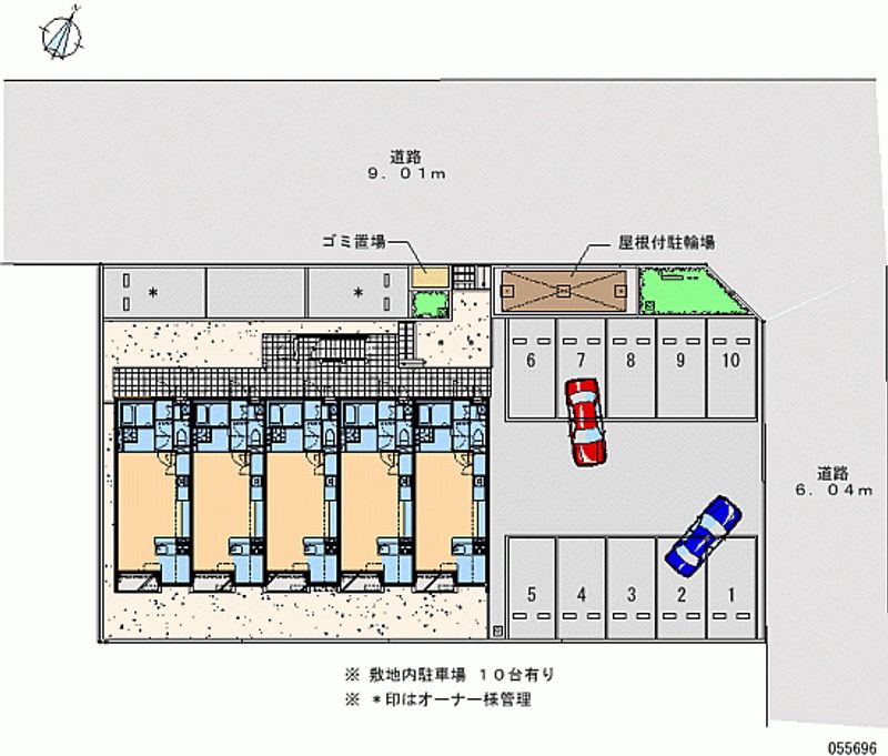 55696 Monthly parking lot