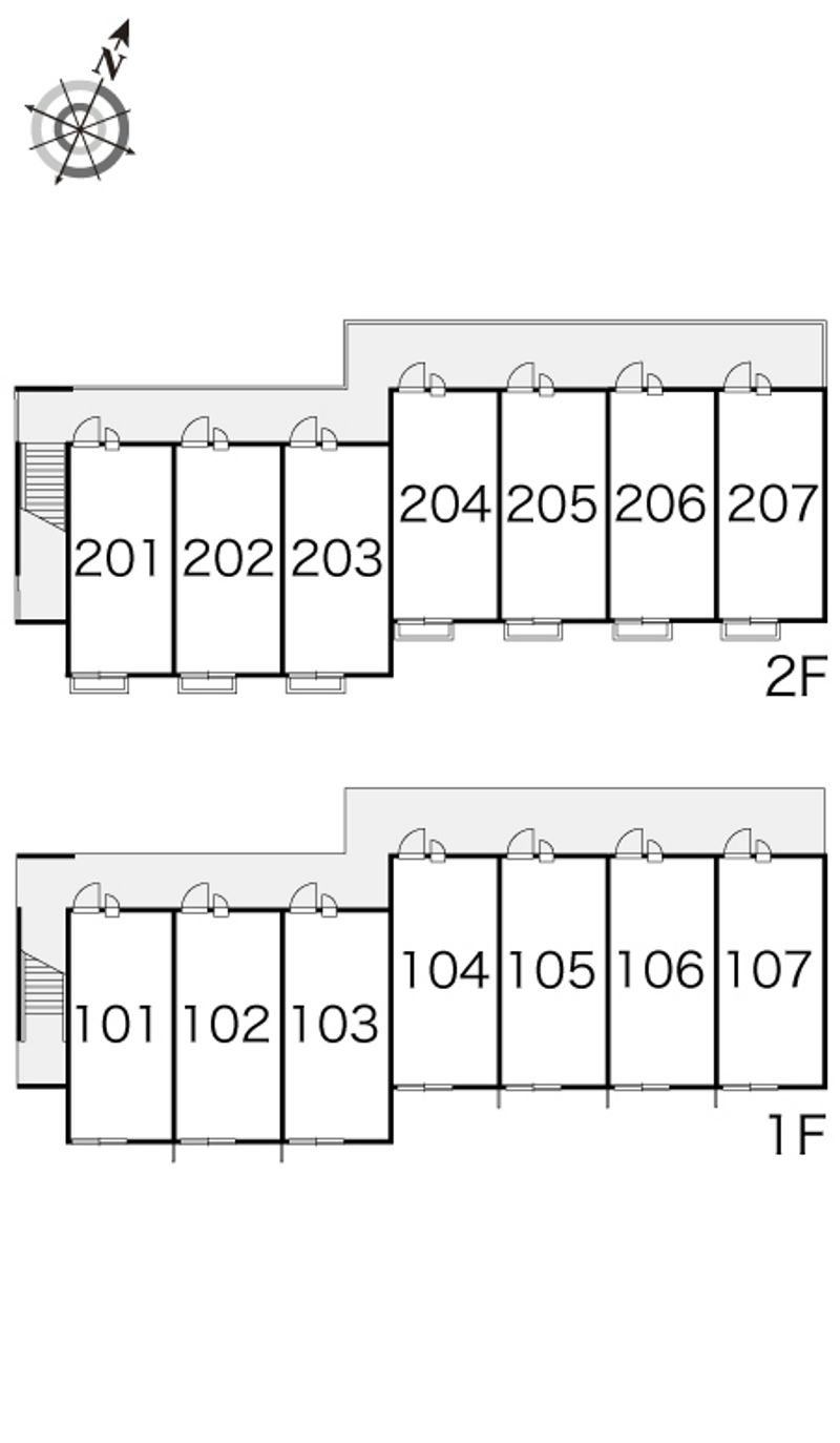 レオパレスＺＥＰＨＹＲ 間取配置図