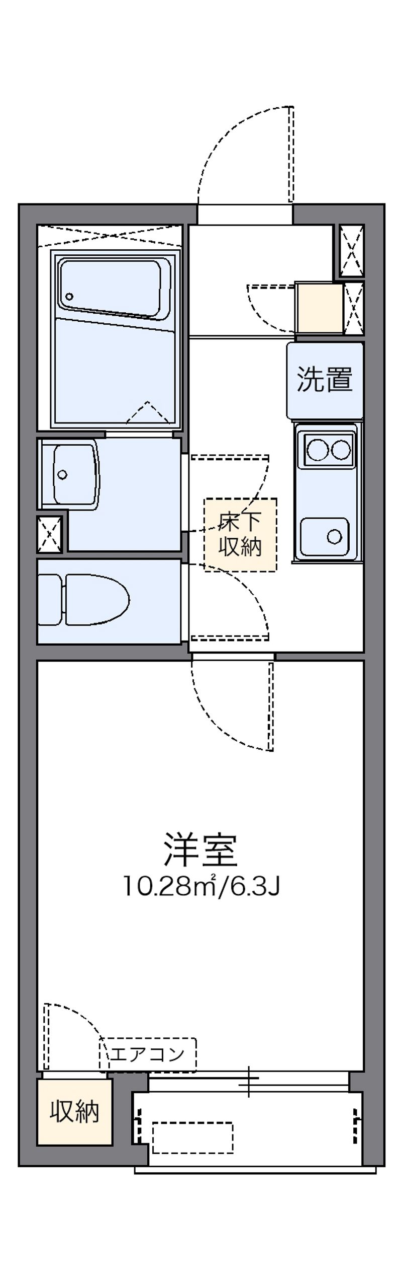 レオネクスト宇宿 間取図