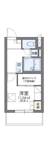 レオパレスヴィルヌーブ川崎Ａ 間取り図