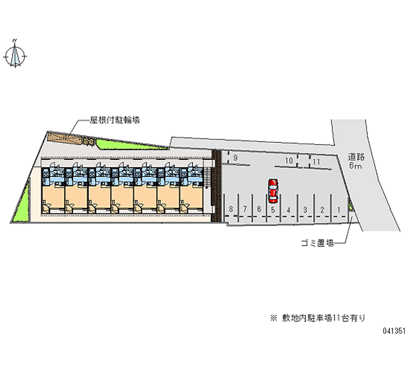 レオパレスフェアリ 月極駐車場