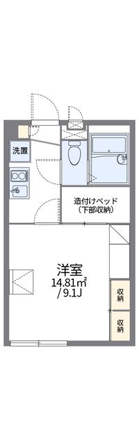 レオパレス上福岡 間取り図