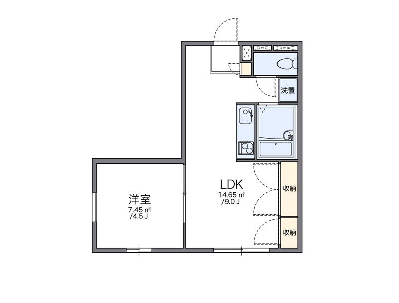 レオパレスＣＲＥＣＥＲ 間取図