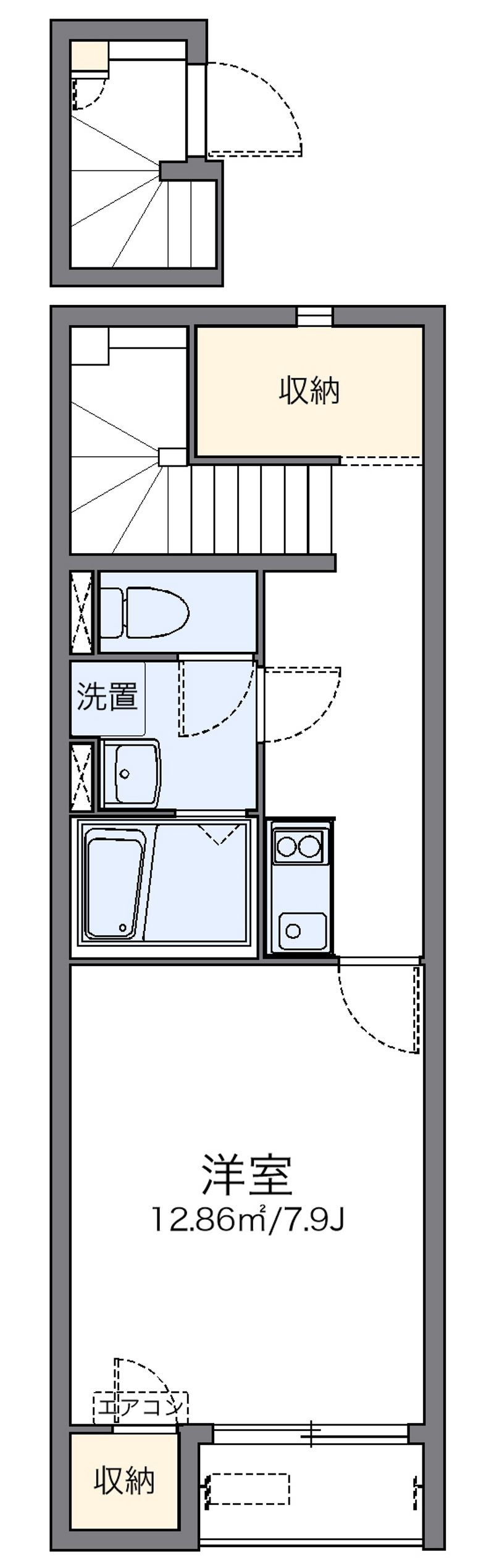レオネクストＫＡＭＩＡＲＩ 間取り