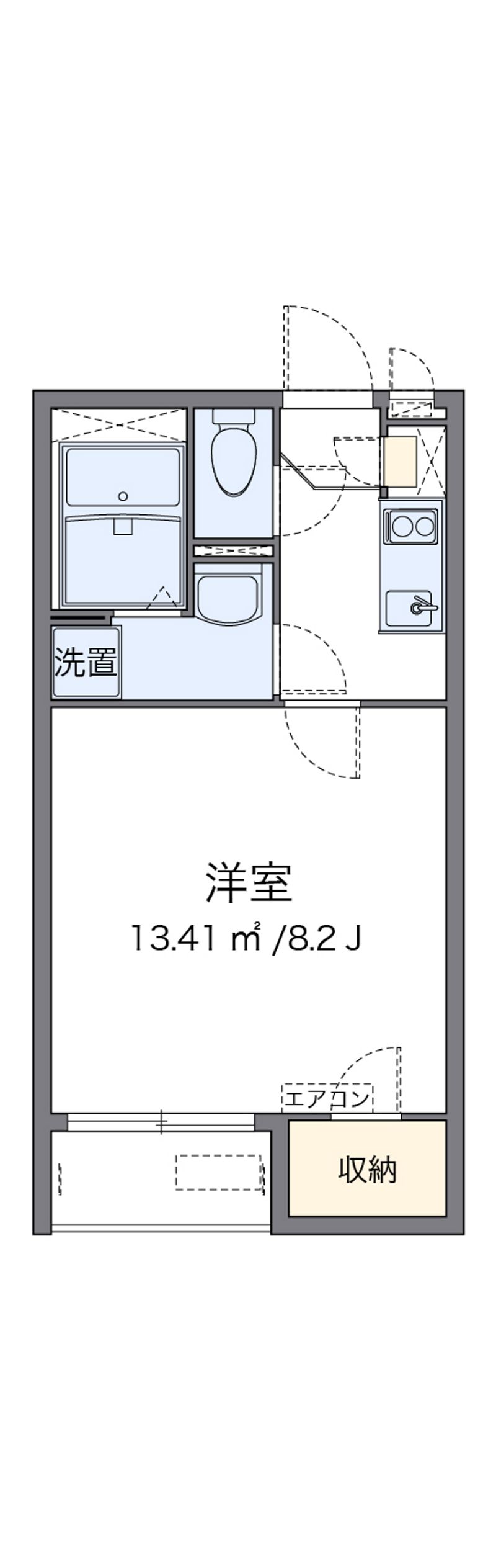 クレイノネオストリーム 間取図