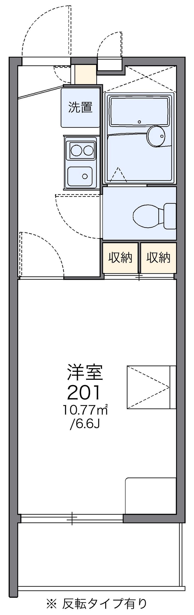 レオパレスジュノス芦屋 間取図