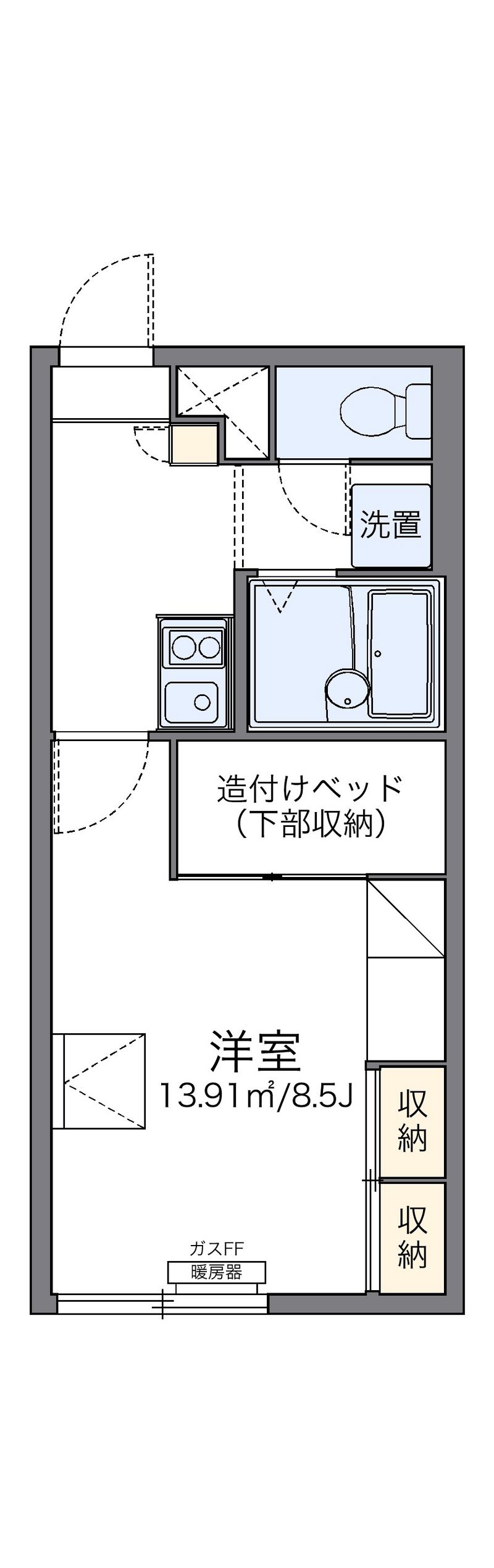 レオパレスＭ＆Ｔ麻生町 間取図