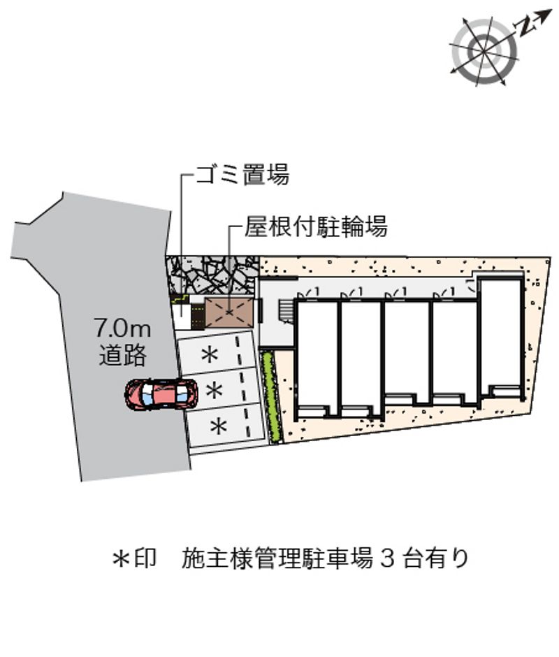 クレイノハイツヨシモト 配置図