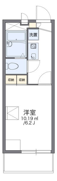 レオパレスつくば 間取り図