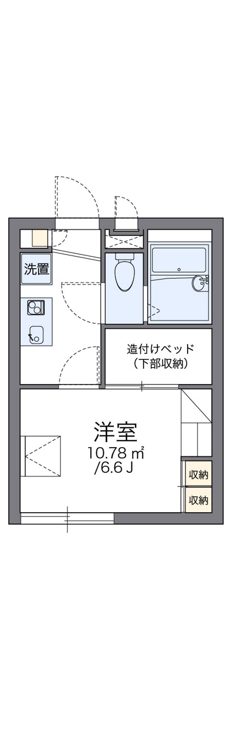 レオパレス杭瀬北新町Ⅰ 間取図