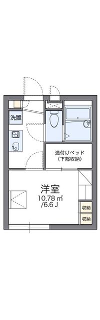 レオパレス杭瀬北新町Ⅰ 間取り図