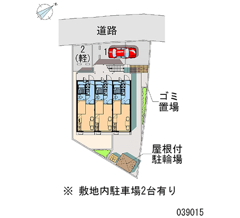 39015 Monthly parking lot