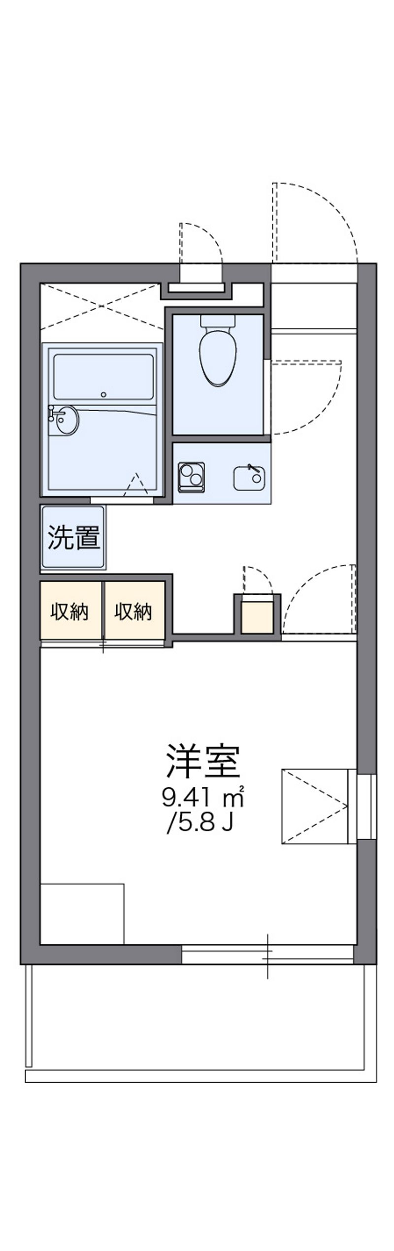 leopalace MARUTAKA Floor plan