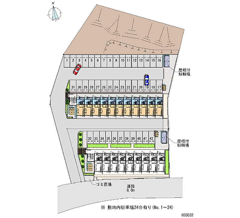 30532 Monthly parking lot