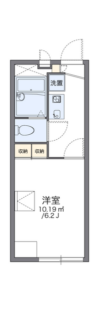 レオパレス大谷 間取り図