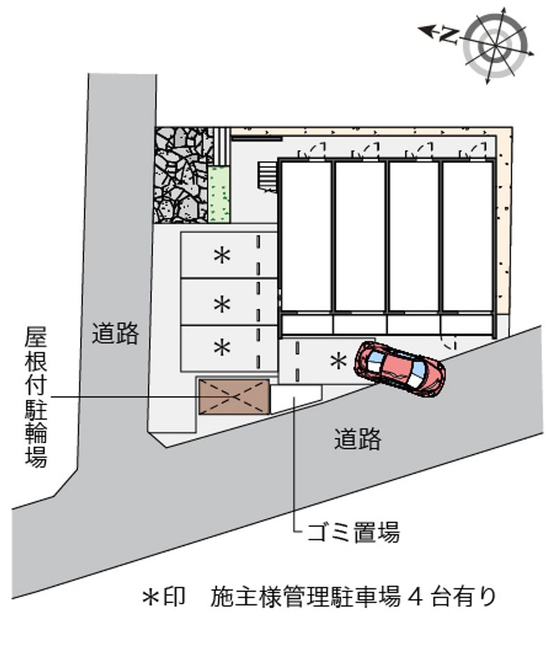 クレイノラルーチェ　美野島 配置図