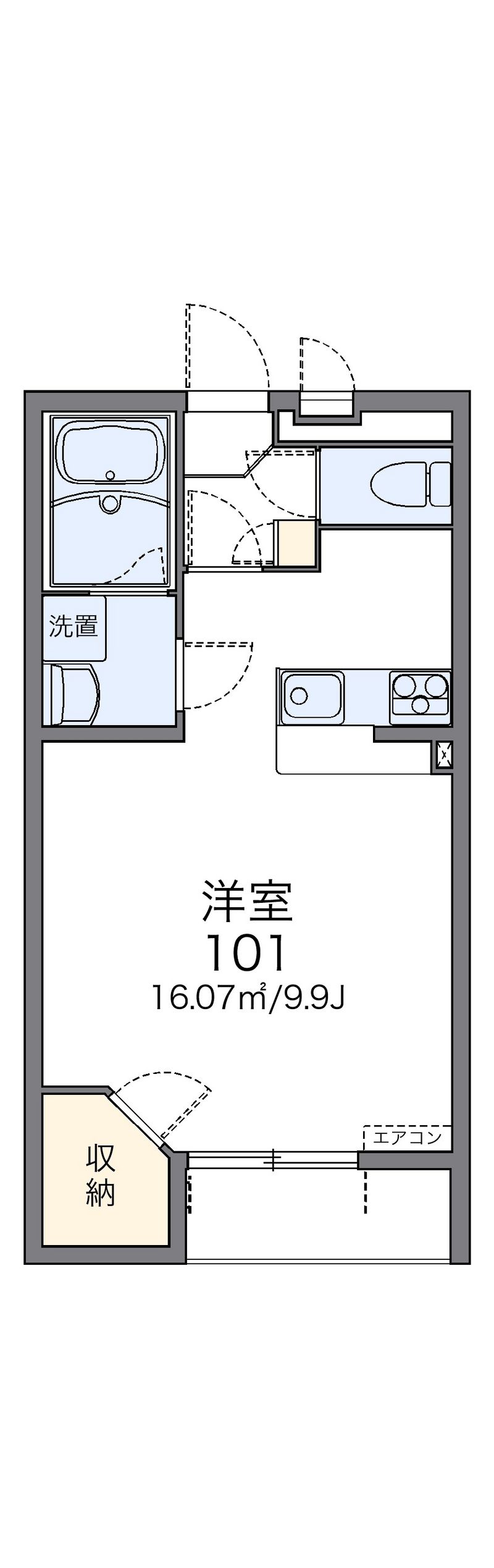 レオネクストＴＲＹ 間取図