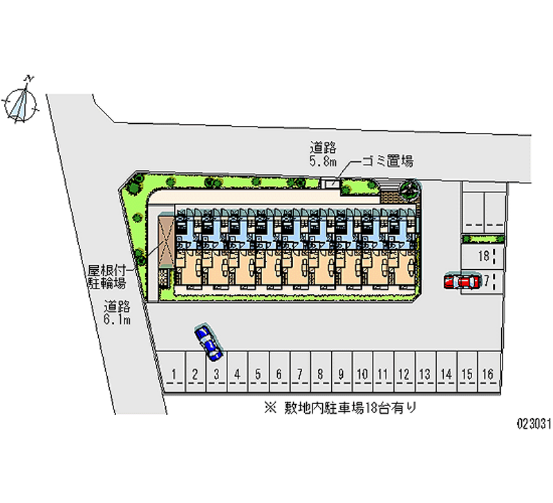 23031 bãi đậu xe hàng tháng