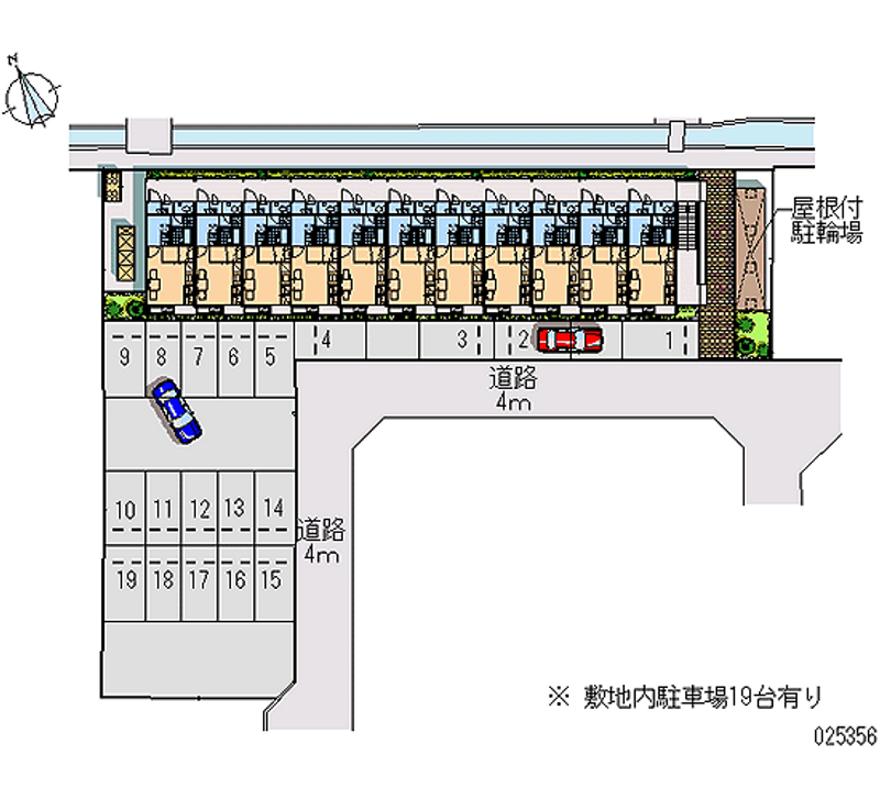 25356 Monthly parking lot