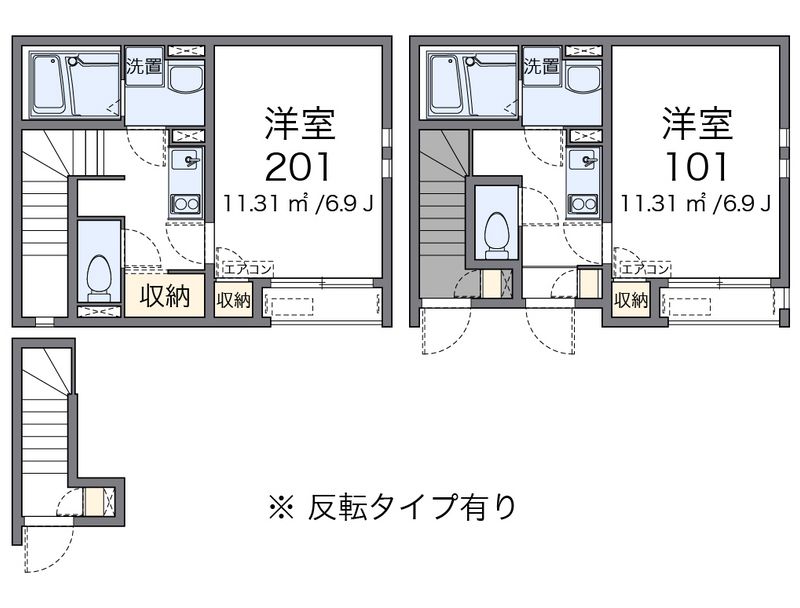 クレイノお花茶屋 間取図