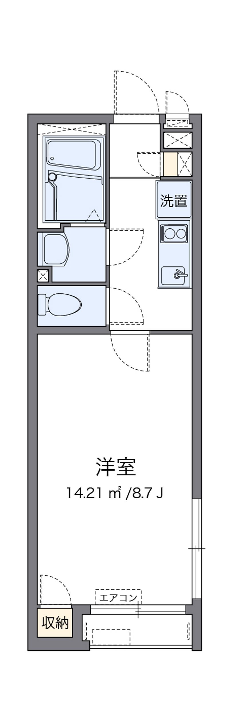 クレイノラ　ルーチェ 間取図