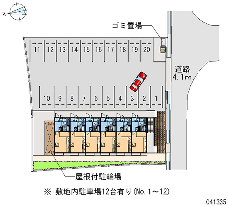 41335 Monthly parking lot