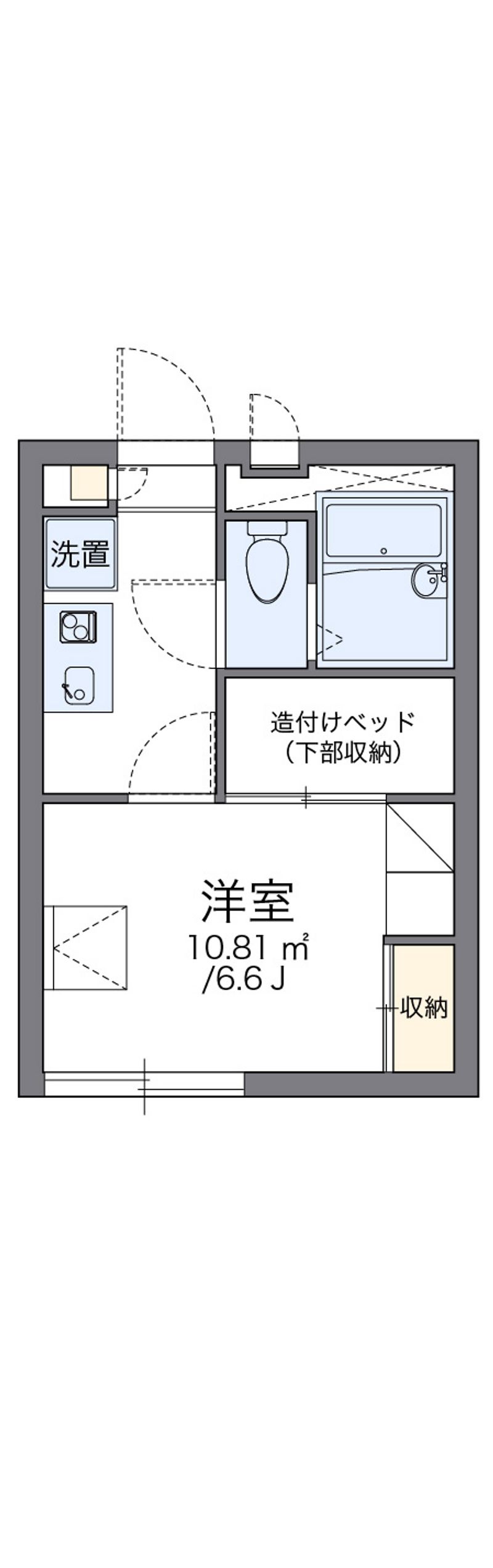 レオパレスルミエール 間取図