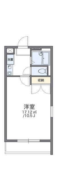 レオパレスラフォーレ二日市 間取り図