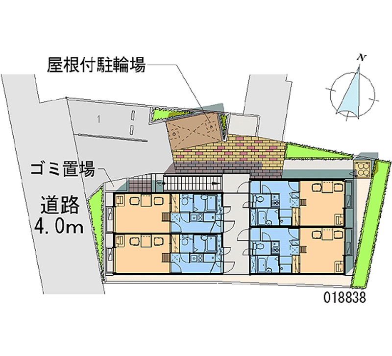 レオパレス郷 区画図