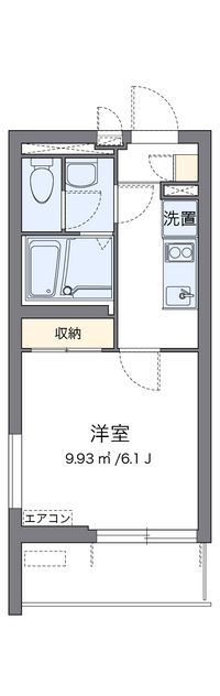 クレイノグレイスコーポ薩摩Ⅱ 間取り図