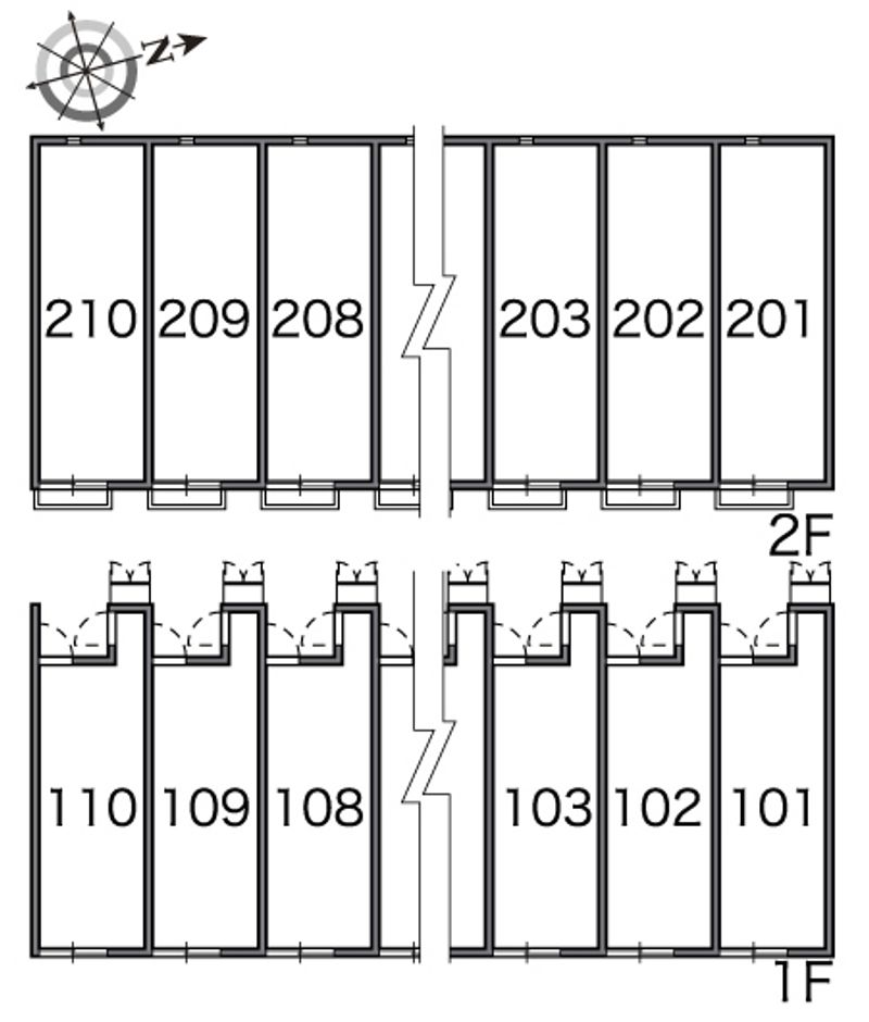 レオネクスト桜坂 間取配置図