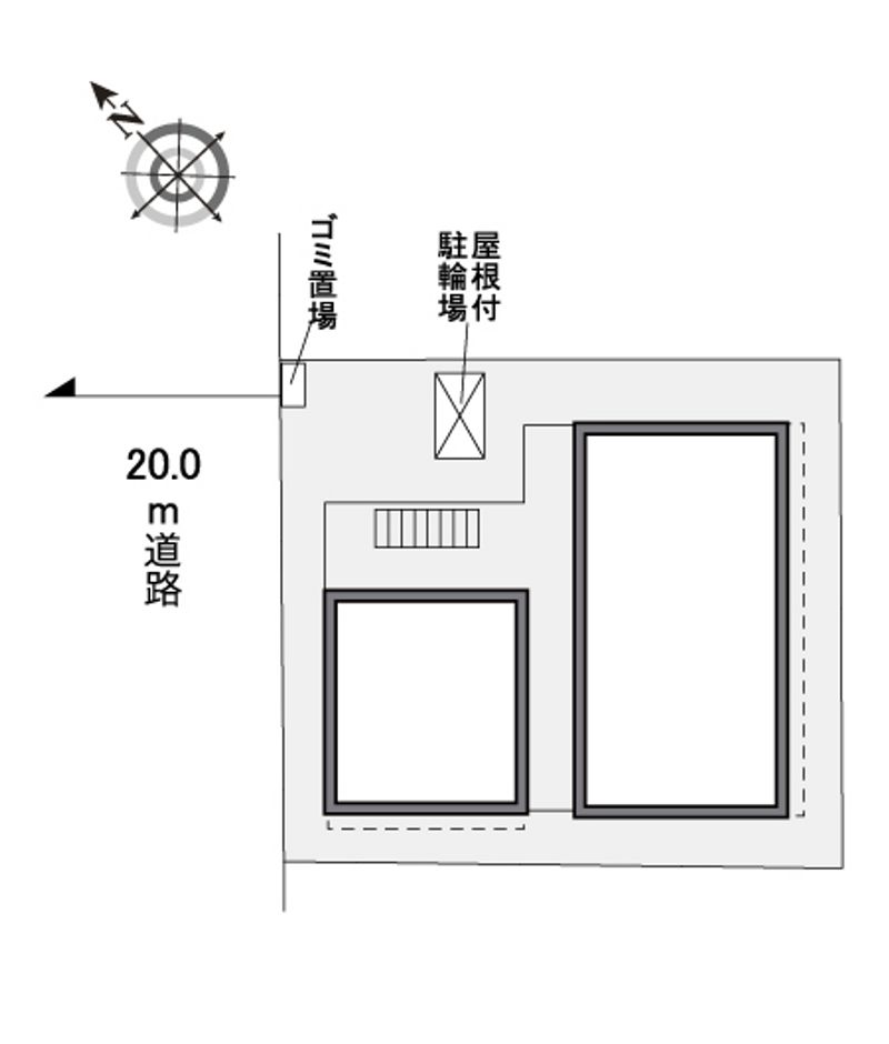 レオパレス美園アグリ 配置図