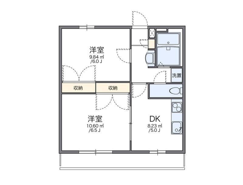 レオパレスエスペランザ 間取図