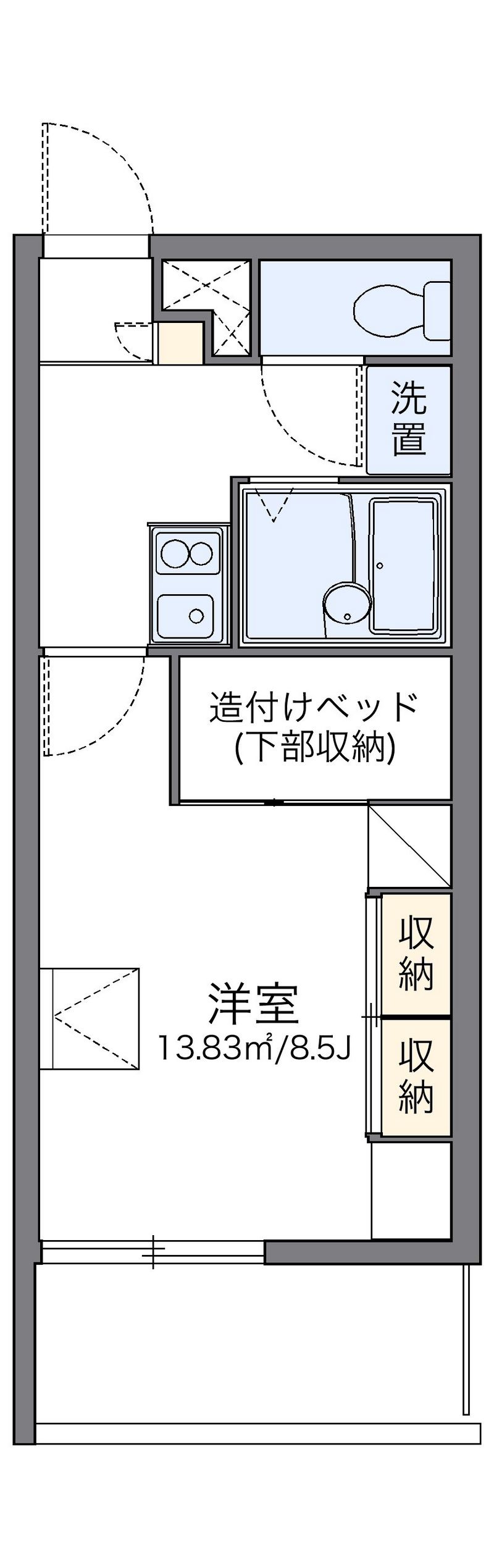 leopalace Tsuboya Floor plan