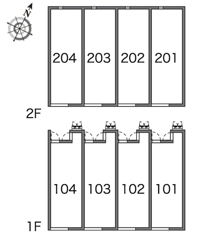 レオネクストパインヒル 間取配置図