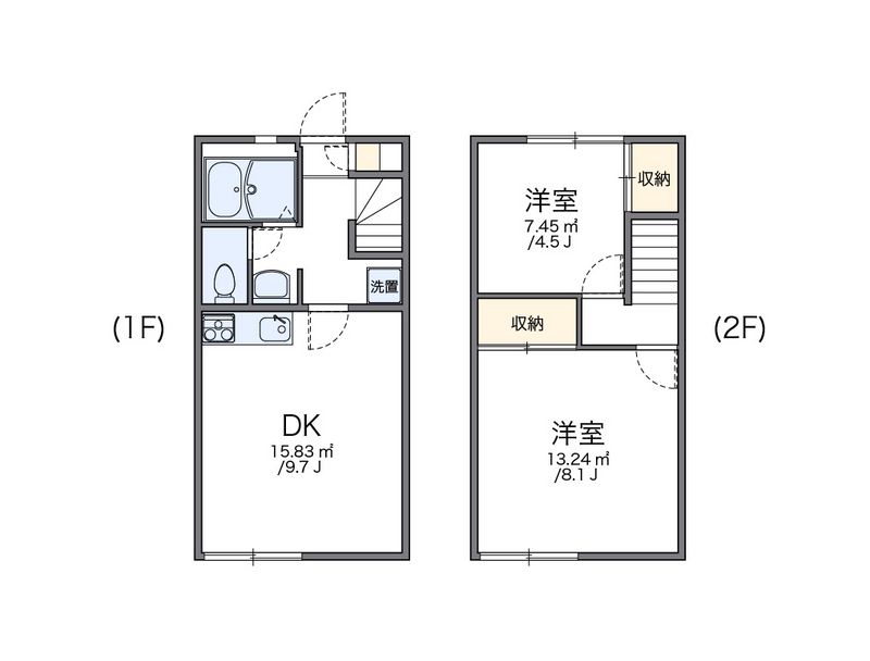 レオパレスコロネット 間取図