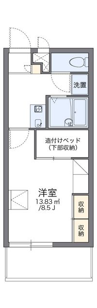 レオパレス城間 間取り図