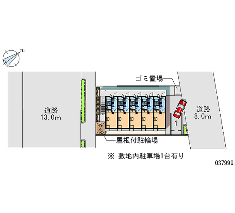 レオパレスアリエル 区画図