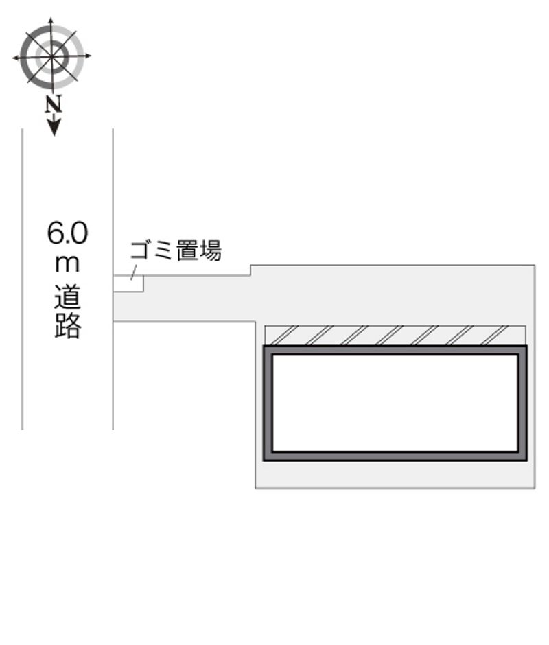 レオパレスシャルマン中野 配置図