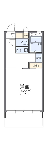 レオパレスフォレストヒルズ 間取り図