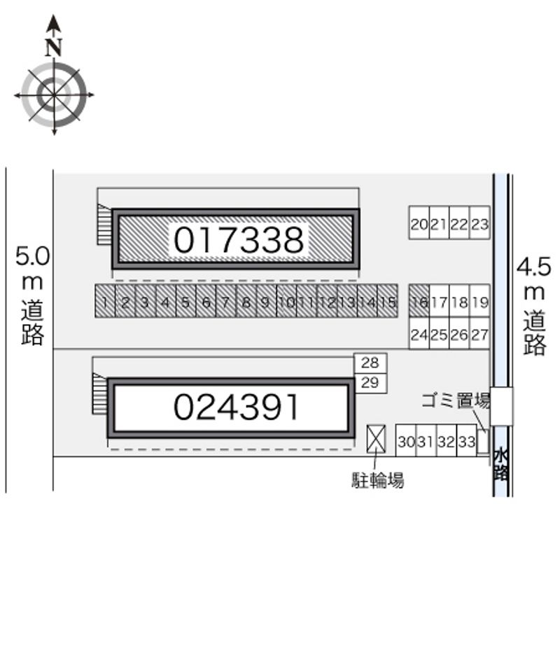 レオパレスグリーン 配置図