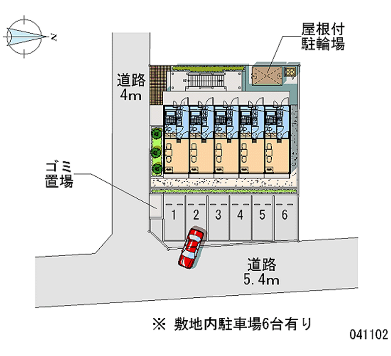 レオパレスルーチェＬ 月極駐車場