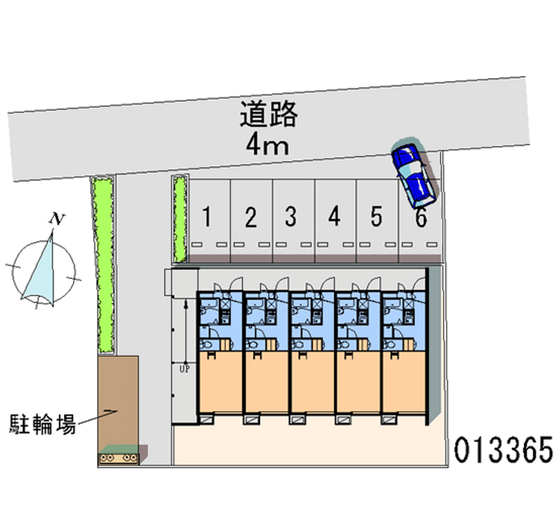 13365 Monthly parking lot