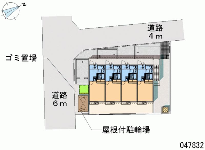 レオパレス萩の台 区画図