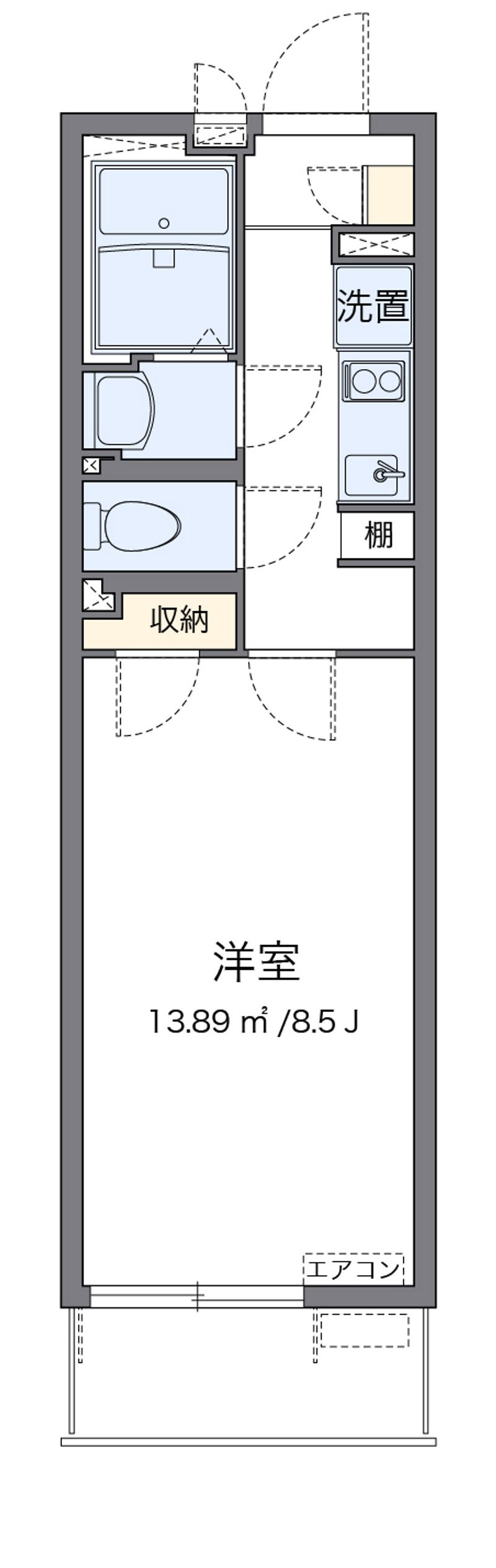 クレイノレジデンス矢上 間取図