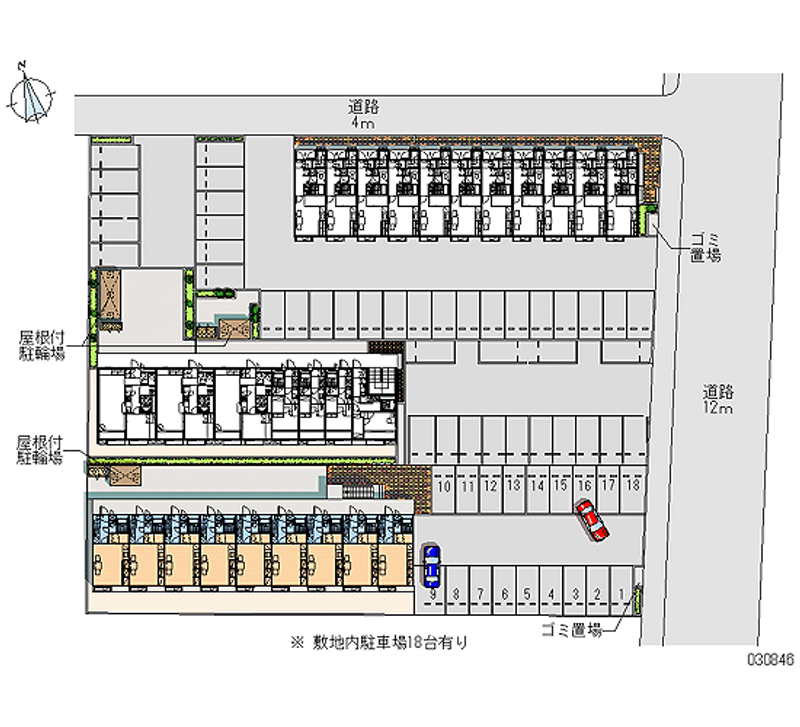 30846 Monthly parking lot