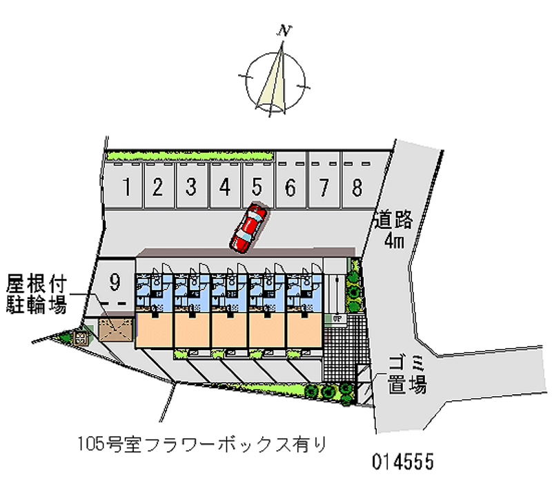 レオパレスリベール 区画図