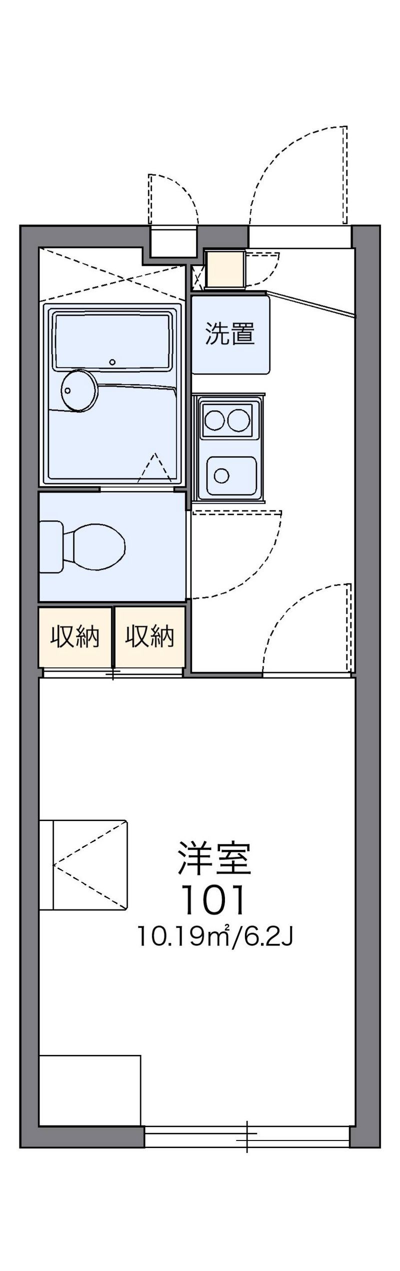レオパレス宮野木台 間取図