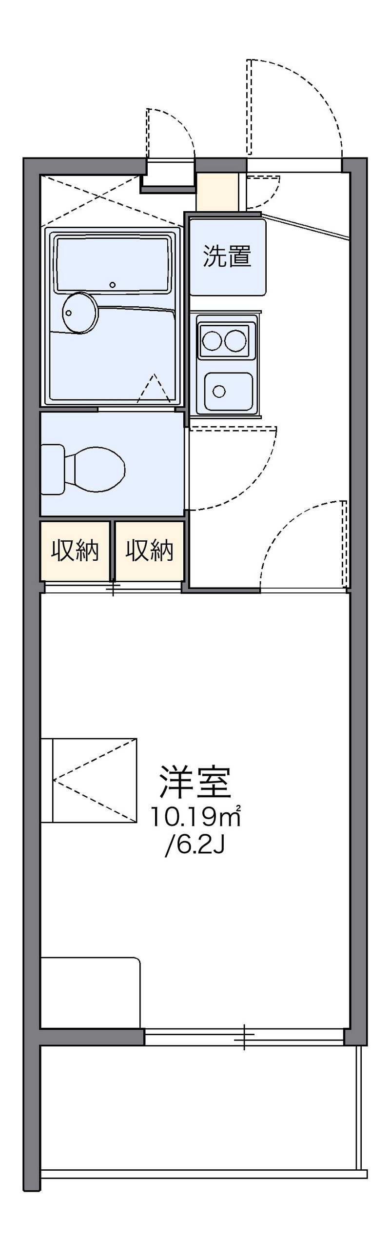 レオパレス原田 間取図