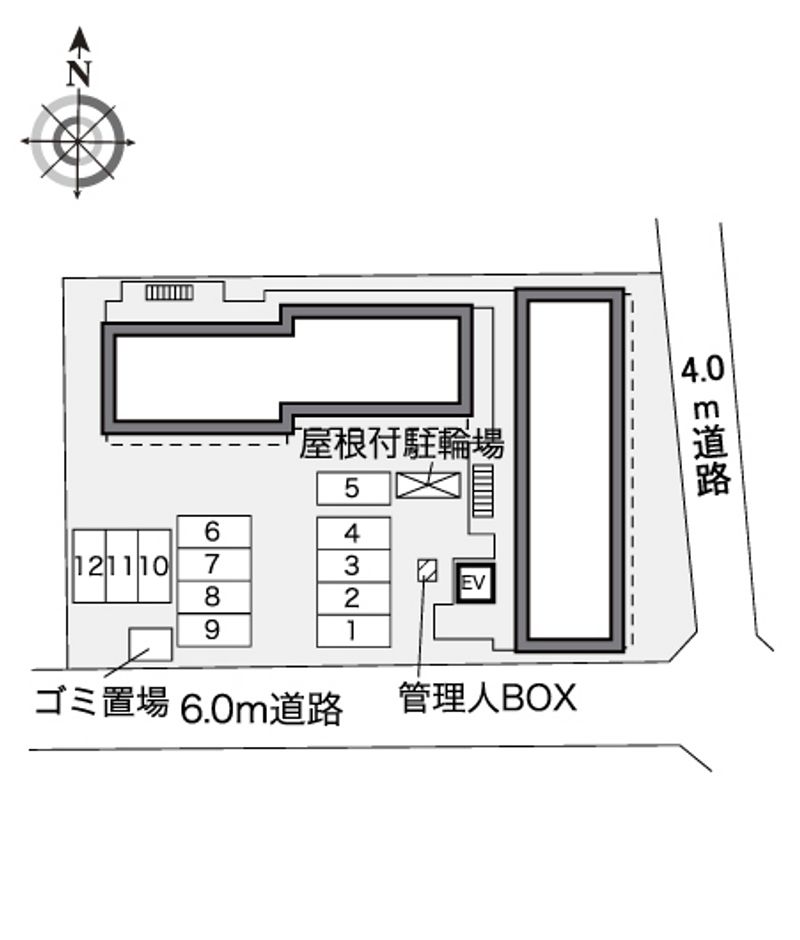 レオパレスＲｉｏ　ムコガワ 配置図